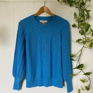 LOFT popcorn knit sweater